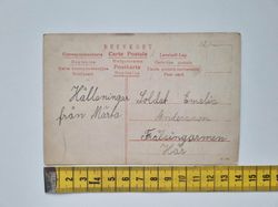 Vykort / Brevkort Helsingborg Järnvägsgatan från hamnen