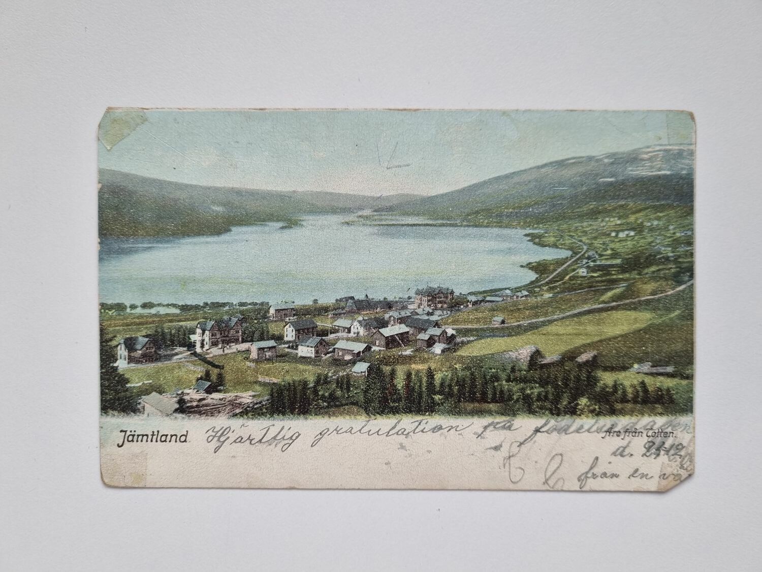 Vykort / brefkort Jämtland Åre från Totten