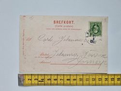 Vykort / brefkort Landskrona hamnen med båtar, 1903