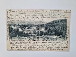 Vykort / Brefkort Oskarsström Berg med villorna