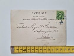 Vykort / brefkort. Fotografi på två kvinnor, 1908?