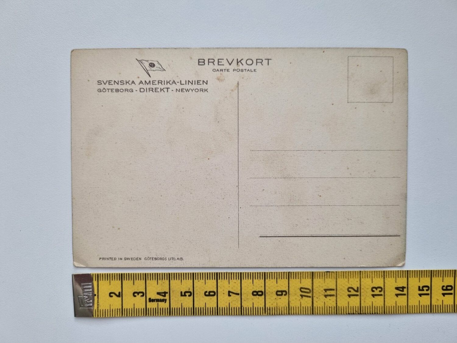 Vykort / brevkort Svenska Amerika Linien Gripsholm