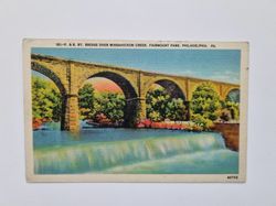 Vykort BRIDGE OVER WISSAHICKON CREEK