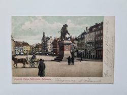 Vykort Absalons Statue, Heibroplads, København 1906