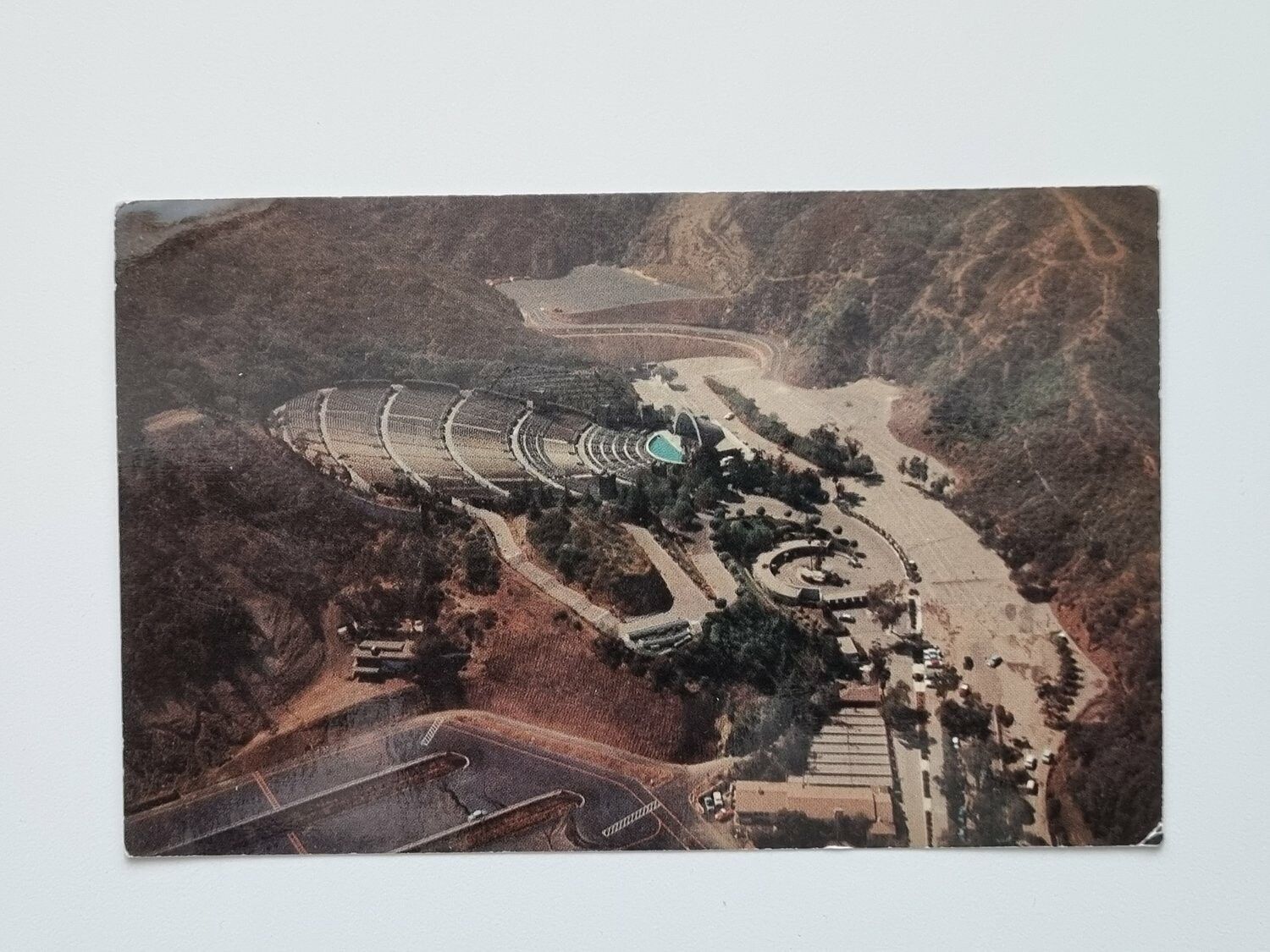 Vykort Hollywood Bowl, nestled in the Hollywood Hills