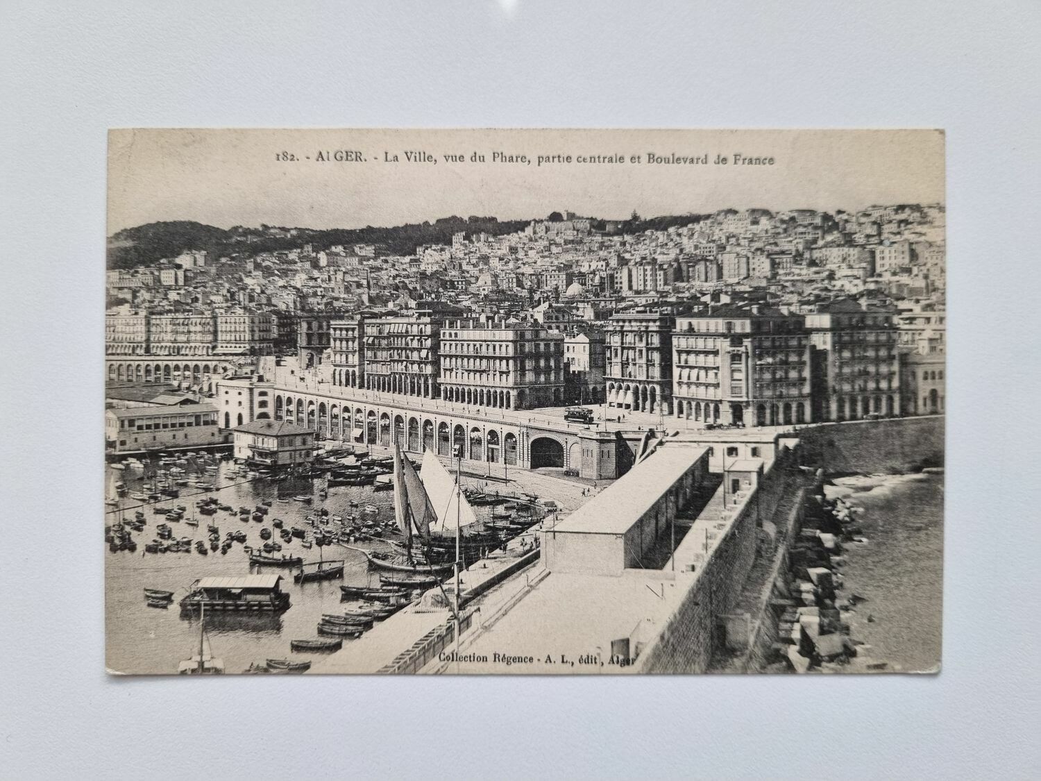 Vykort ALGER / Algeriet. La Ville 1913