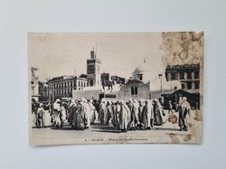Vykort ALGER. Place du Gouvernement