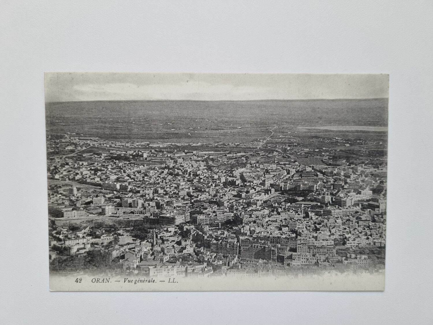 Vykort ORAN Vue générale. L.L