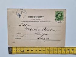 Vykort Alfvesta. Bländastenen vid Blädinge 1903