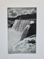 Vykort AMERICAN FALL FROM GOAT ISLAND, NIAGARA FALLS