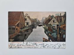 Vykort AMSTERDAM Lange Bleekersloot, 1903