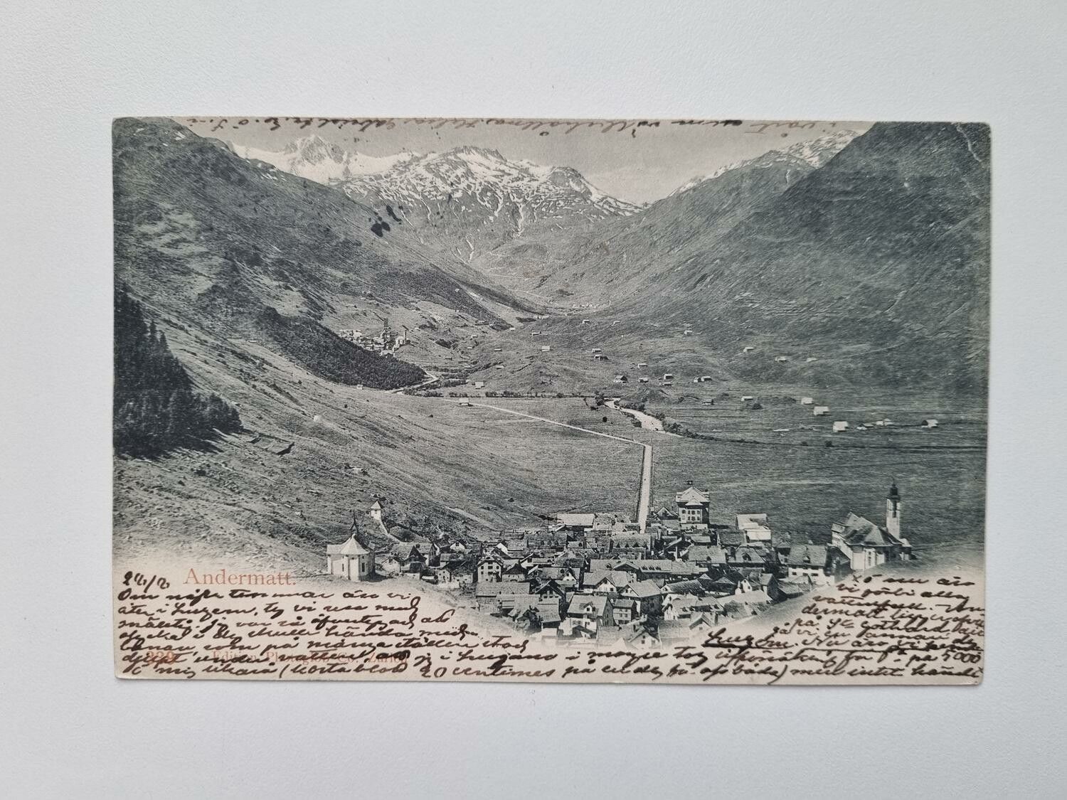 Vykort Andermatt