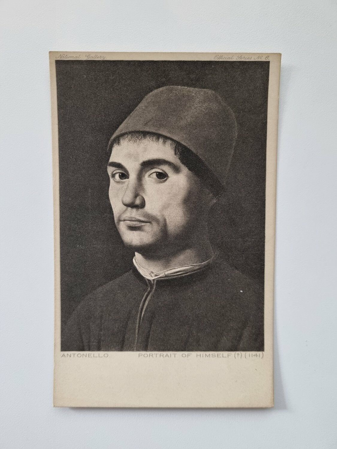 Vykort ANTONELLO PORTRAIT OF HIMSELF