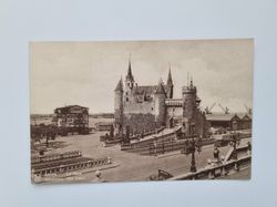 Vykort Antwerpen Het Steen, 1938