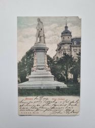 Vykort Antwerpen Staty Jordaens 1902