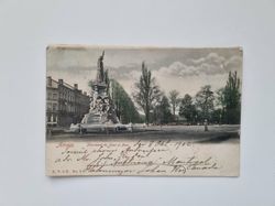 Vykort Anvers a Monument de Loos et Parc, 1902