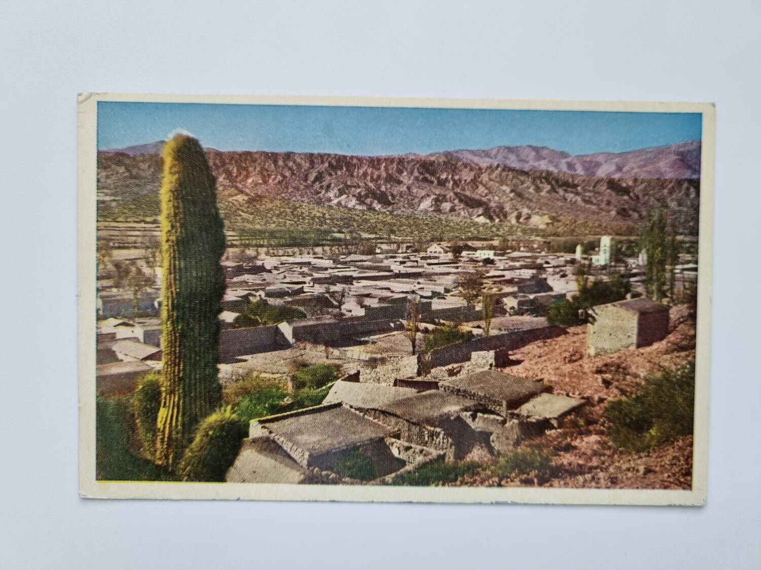 Vykort Argentina, Humahuaca. Vista de la Ciudad y Quebrada