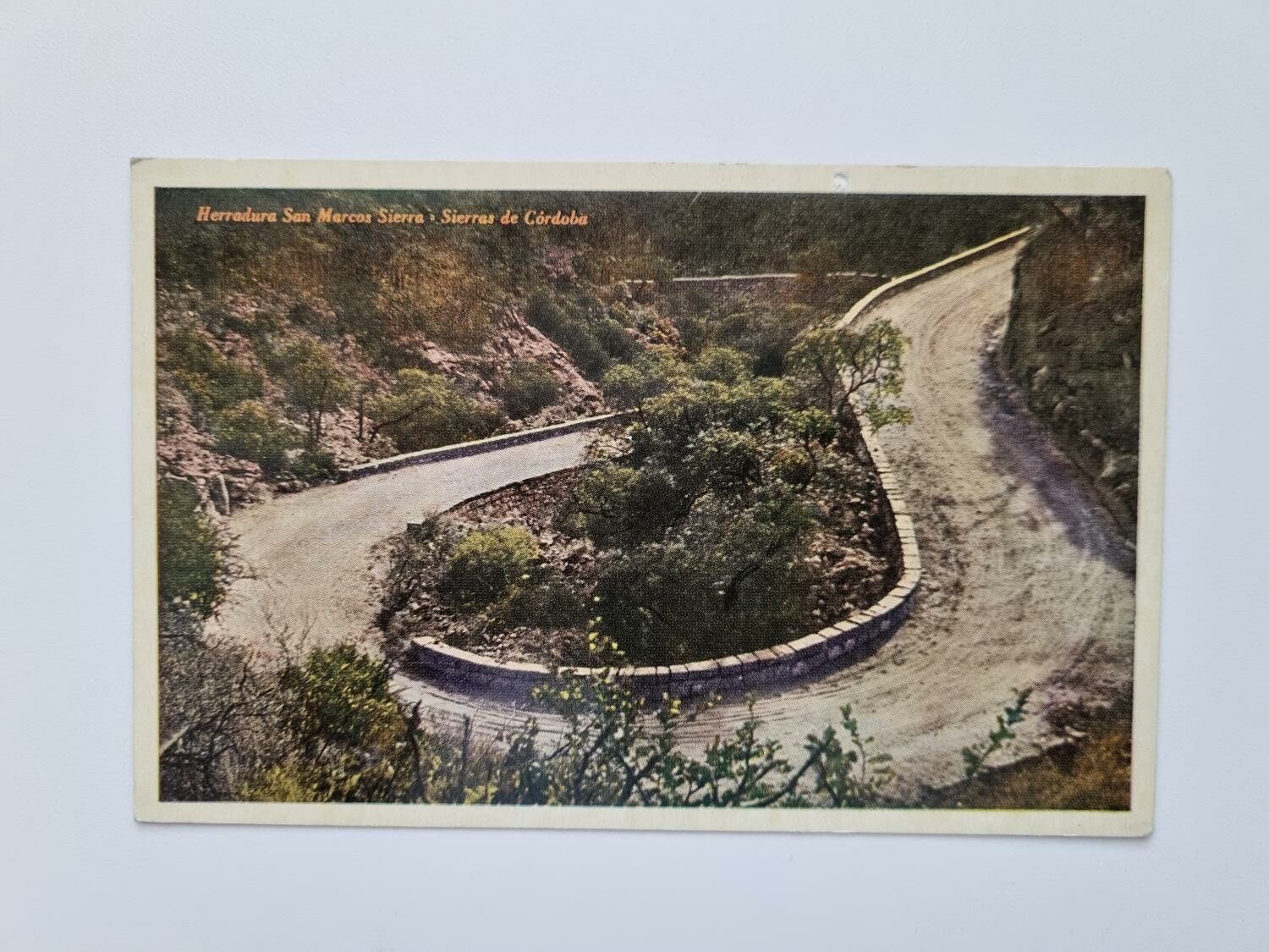 Vykort Argentina, Cruz del Eje. Herradura San Marcos Sierra