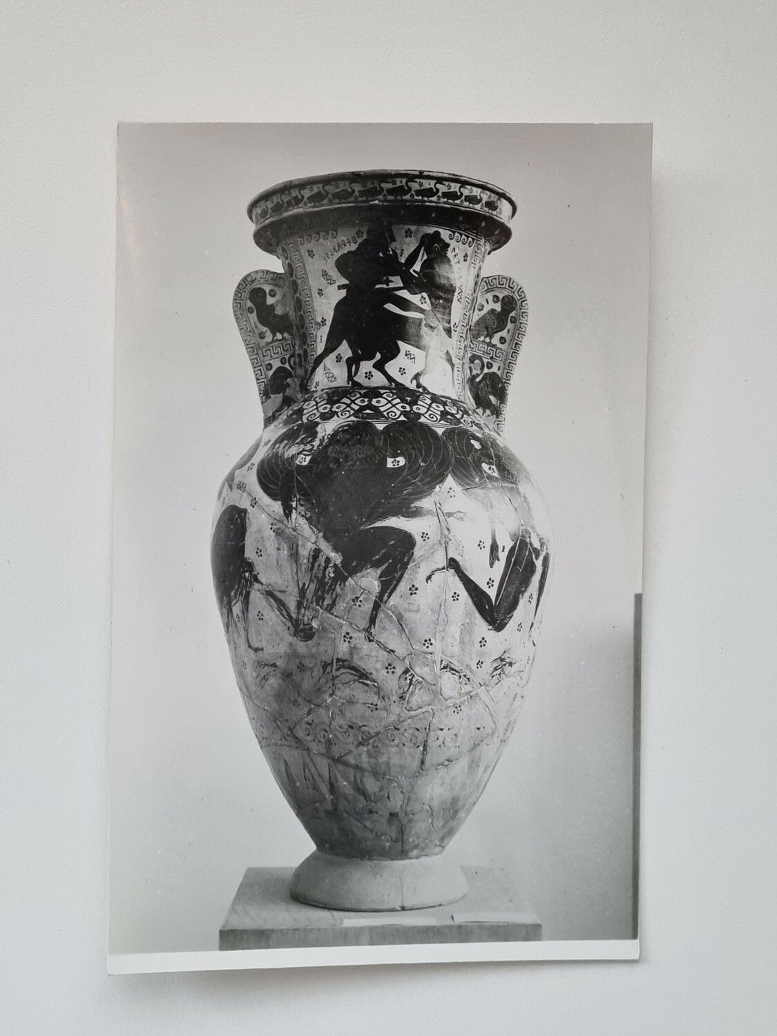 Vykort ATHENES MUSÉE ARCH.L' AMPHORE DE NETTOS