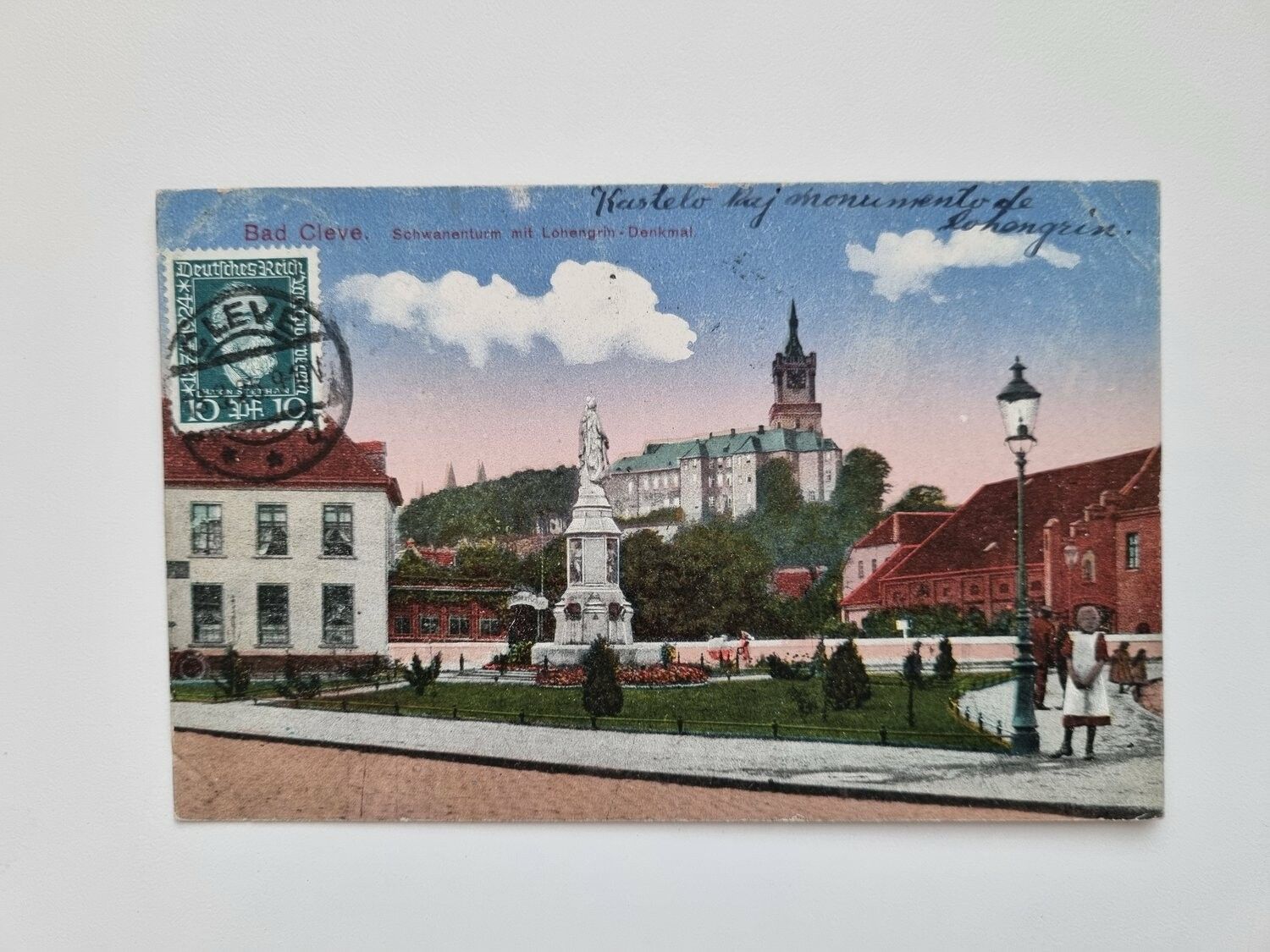 Vykort Schwanenburg, 1925