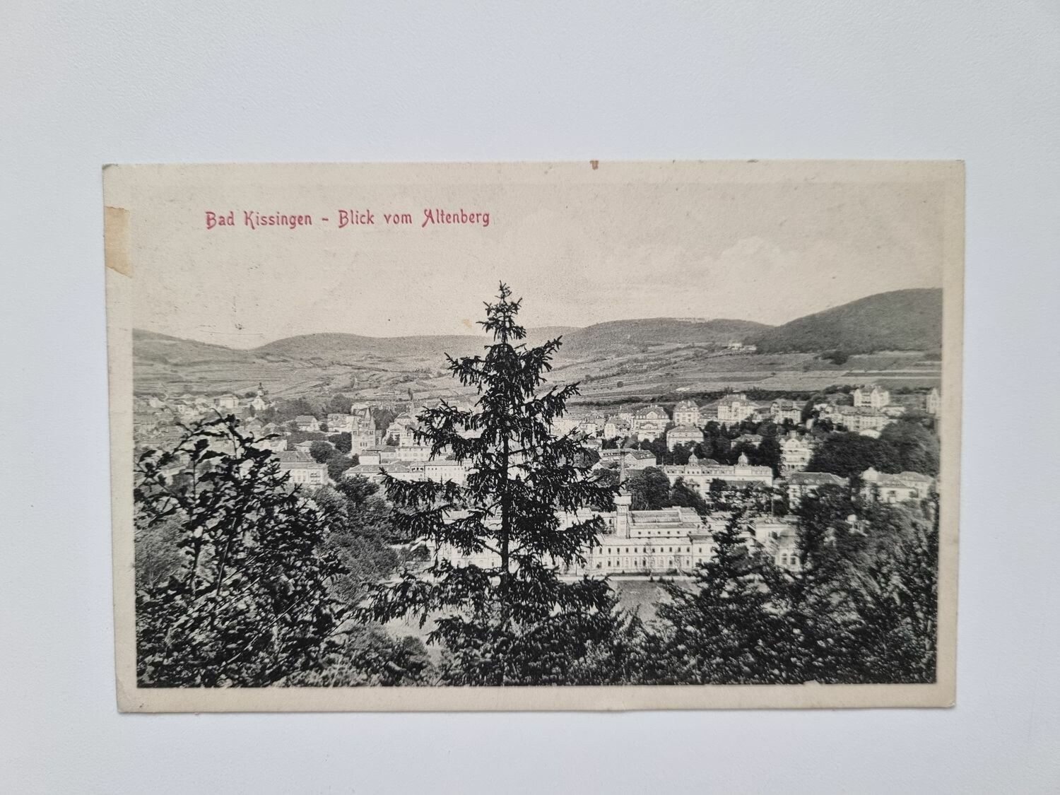 Vykort Bad Kissingen Blick vom Altenberg 1911