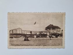 Vykort Badstranden, Angelholms havsbad 1922