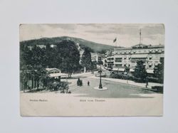 Vykort Baden-Baden. Blick vom Theater. 1905