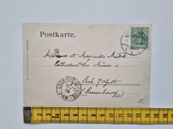 Vykort Baden-Baden Die Oos, 1904
