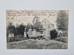 Vykort Smålands Taberg Villa Bergshyddan 1909