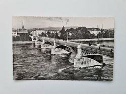 Vykort Basel Johanniterbrücke 1951