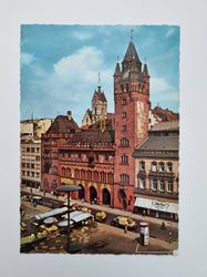 Vykort Basel Rathaus Hôtel de Ville Town Hall
