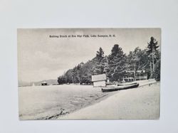 Vykort Bathing Beach at Soo Nipi Park, Lake Sunapee,