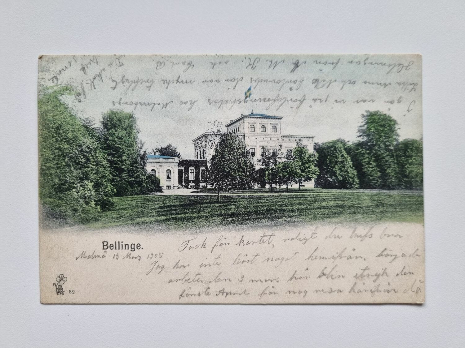 Vykort Bellinge, 1905