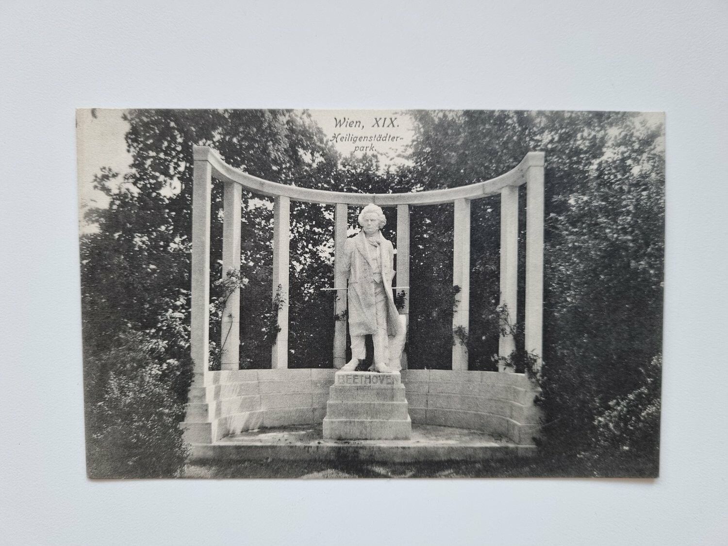 Vykort Beethoven-Denkmal Wien