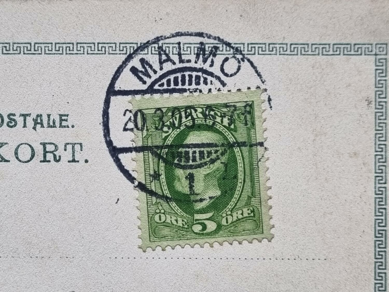 Vykort Bellinge, 1905