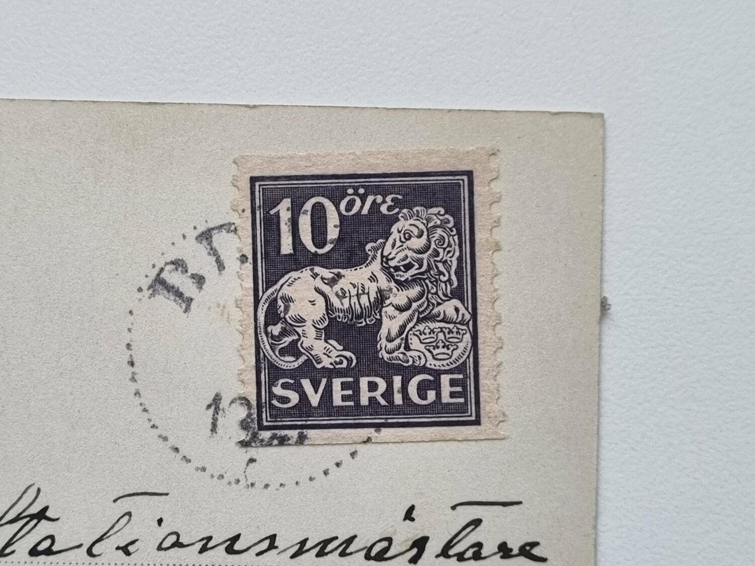 Vykort BERGA, Sjukhemmet Solhöjden.