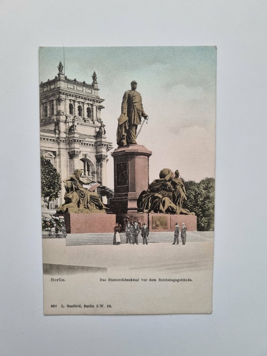 Vykort Berlin Bismarck-Nationaldenkmal