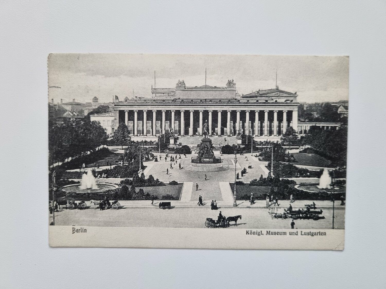 Vykort Berlin Königl. Museum und Lustgarten, 1908