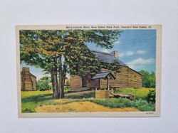 Vykort Berry-Lincoln Store, New Salem State Park