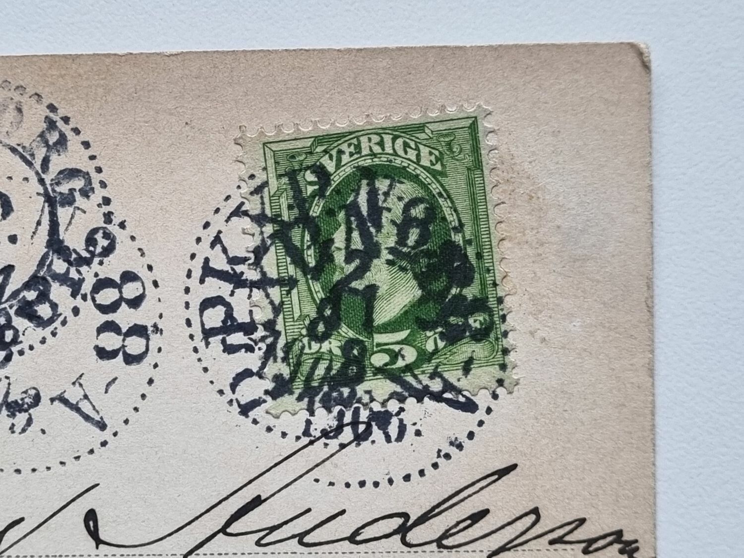 Vykort Berns Salong Stockholm, 1903