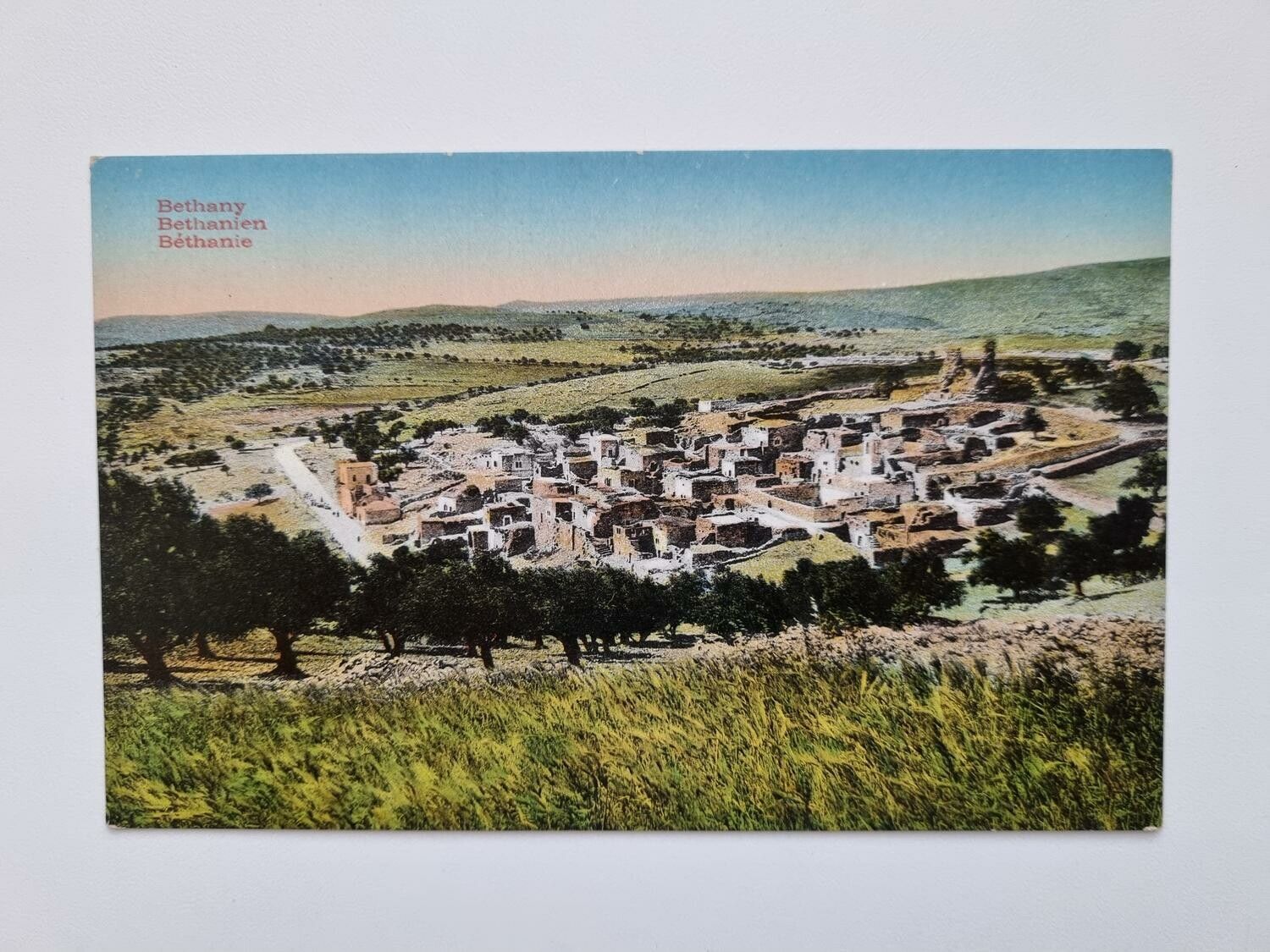 Vykort Bethany, Jerusalem