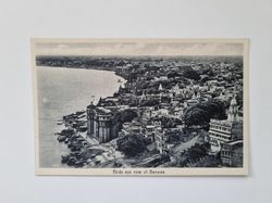 Vykort Birds eye view of Benares