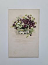 Vykort Blommor, 1924