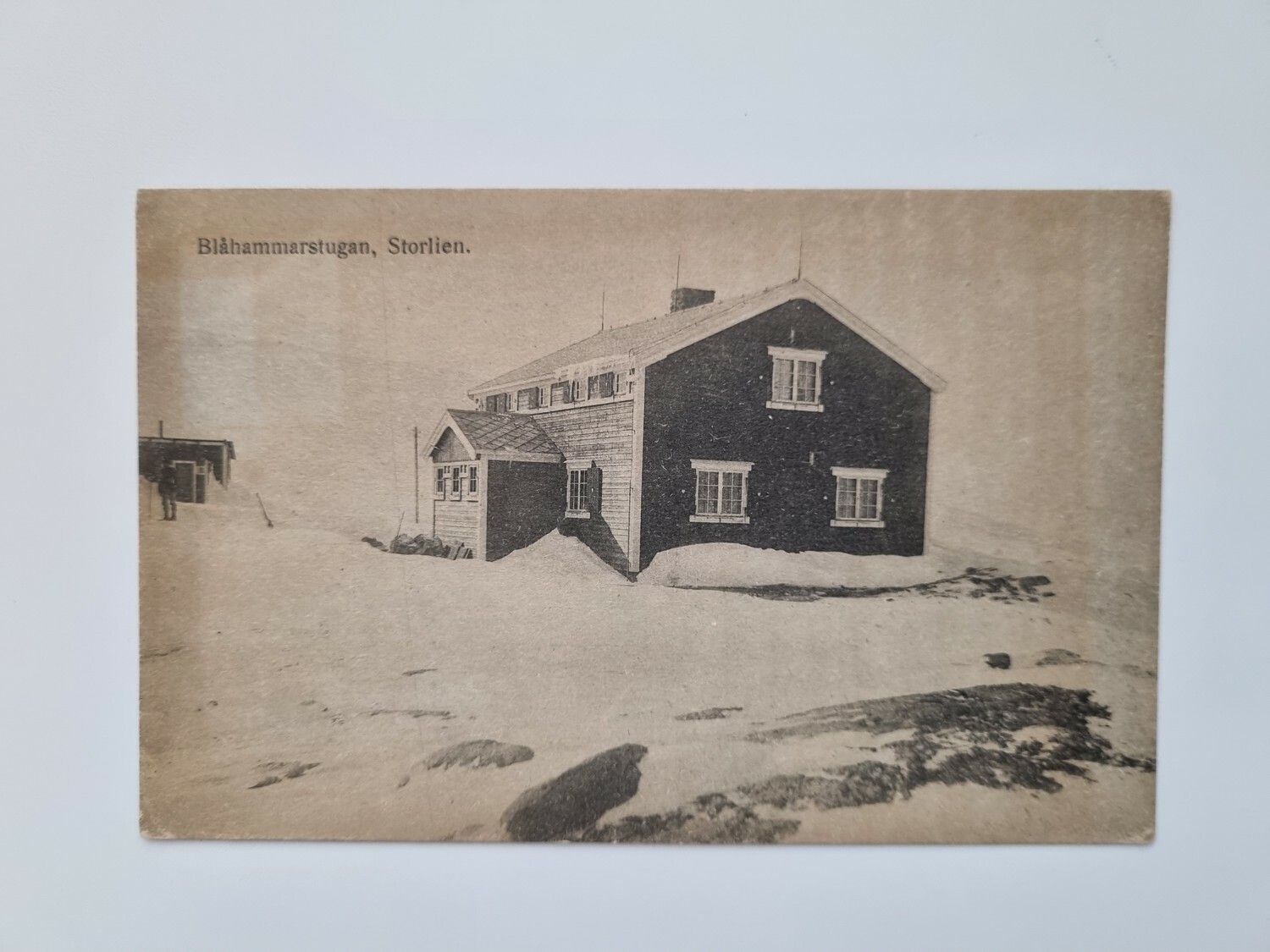 Vykort Blåhammarstugan, Storlien.