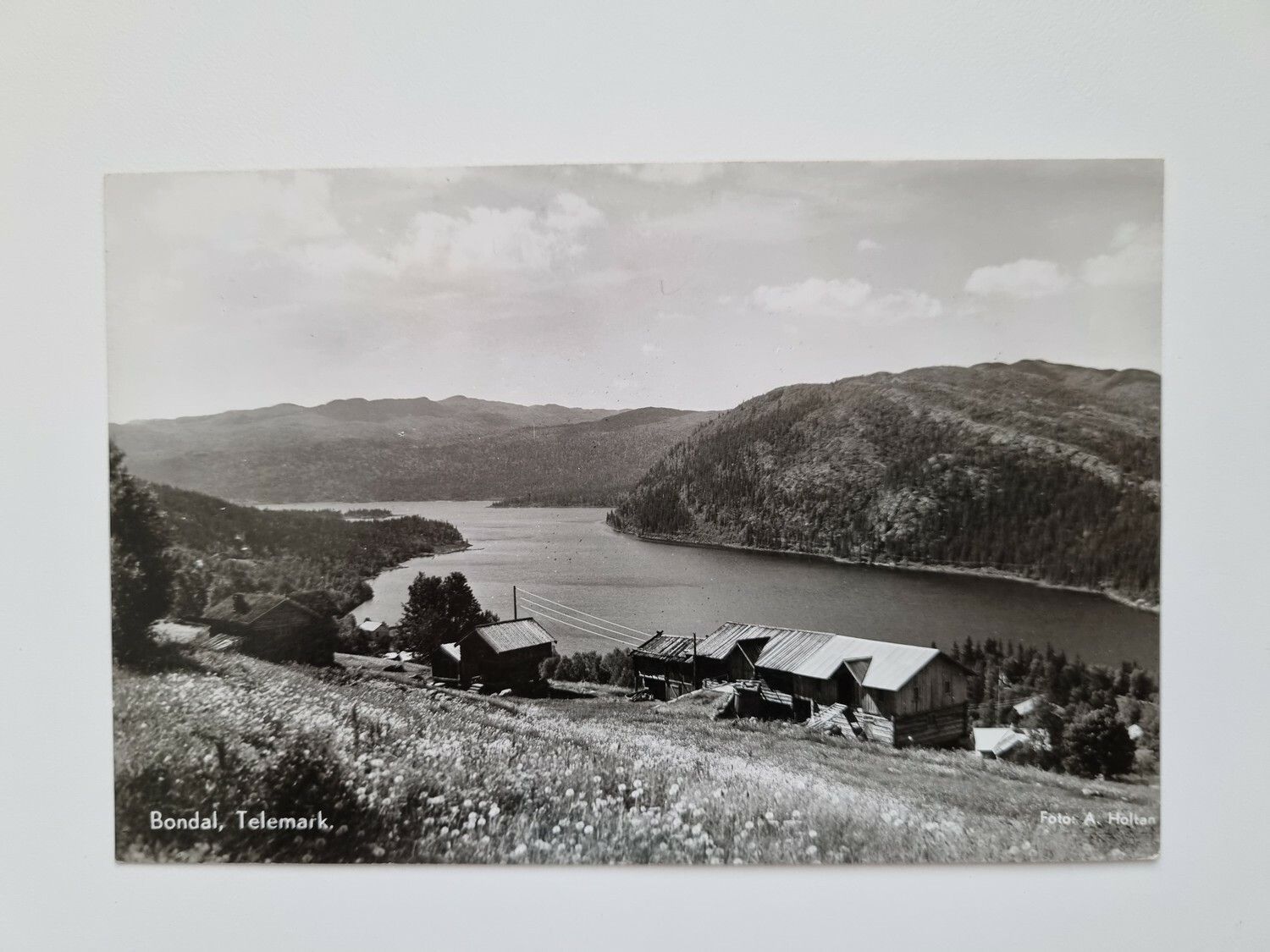 Vykort Norge Bondal, Telemark