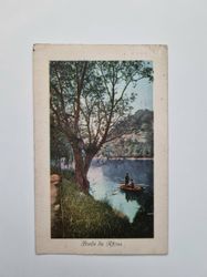 Vykort Bords du Rhône, 1913