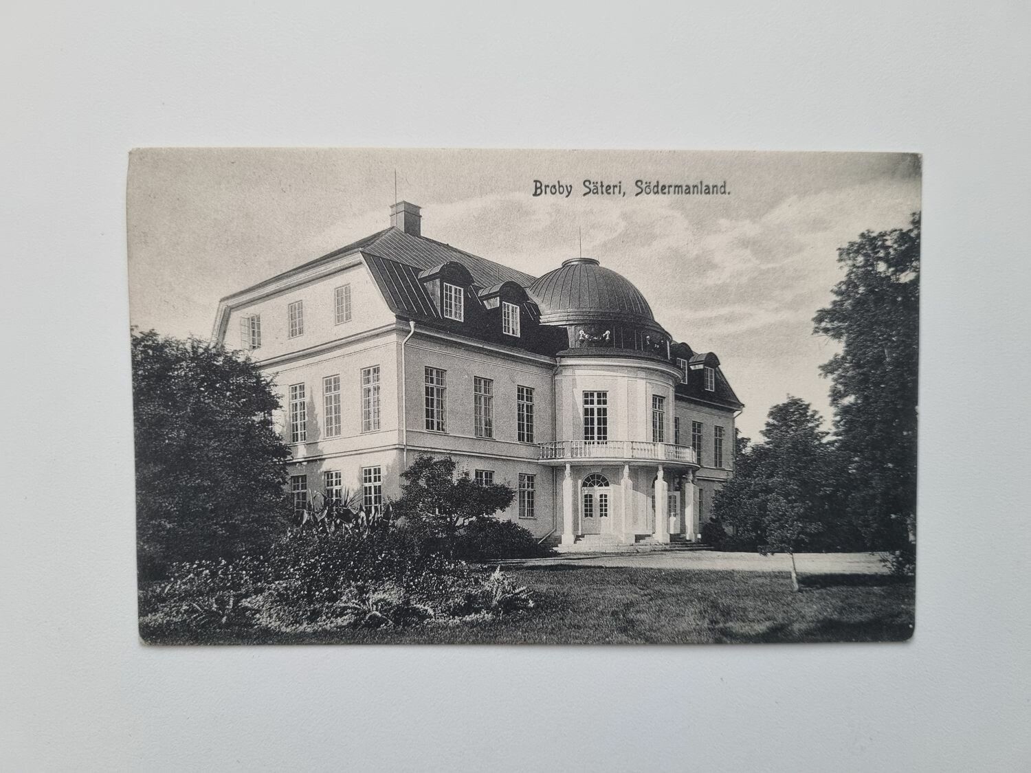 Vykort Broby Säteri, Södermanland