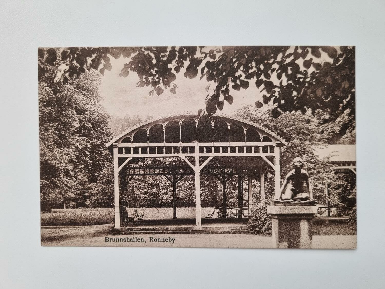 Vykort Brunnshallen, Ronneby