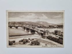 Vykort Budapest Margaret Bridge