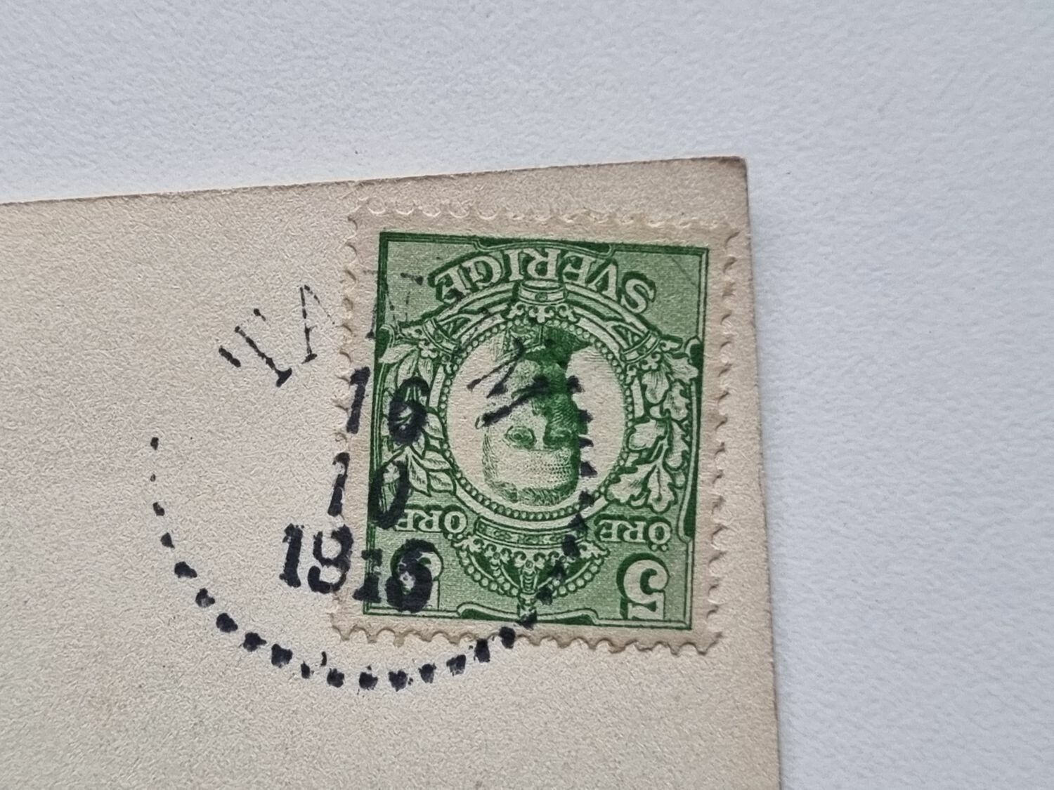 Vykort Bullaren, Nordsjön vid Vassbotten 1916